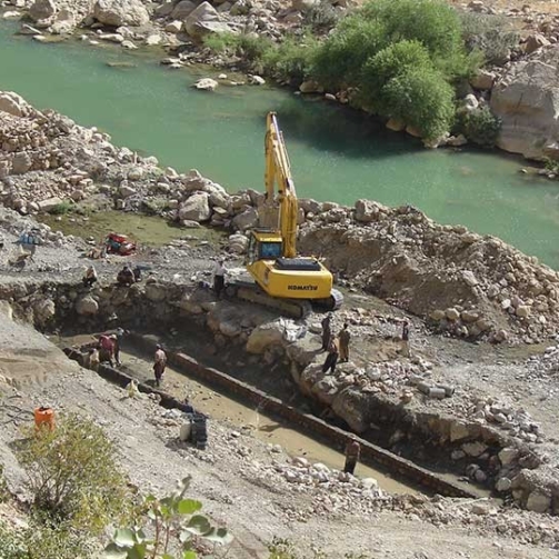 بهسازی کانال اراضی ذکریا